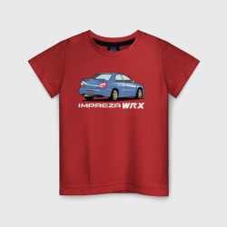 Детская футболка хлопок Subaru Impreza WRX