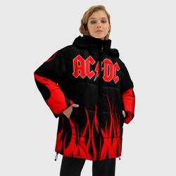 Женская зимняя куртка Oversize AC DC - фото 2