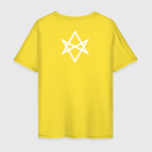 Мужская футболка хлопок Oversize Antivist, цвет желтый - фото 2