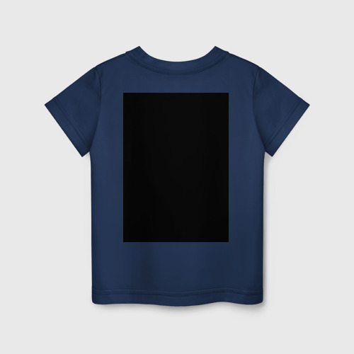 Детская футболка хлопок с принтом Toothless, вид сзади #1