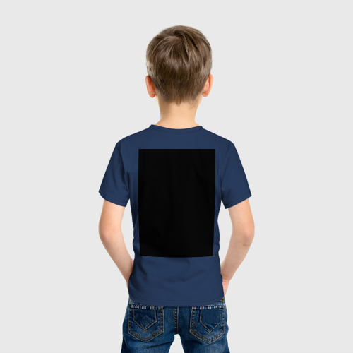 Детская футболка хлопок с принтом Toothless, вид сзади #2
