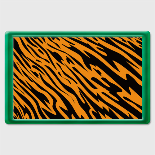 Магнит 45*70 Тигр, цвет зеленый