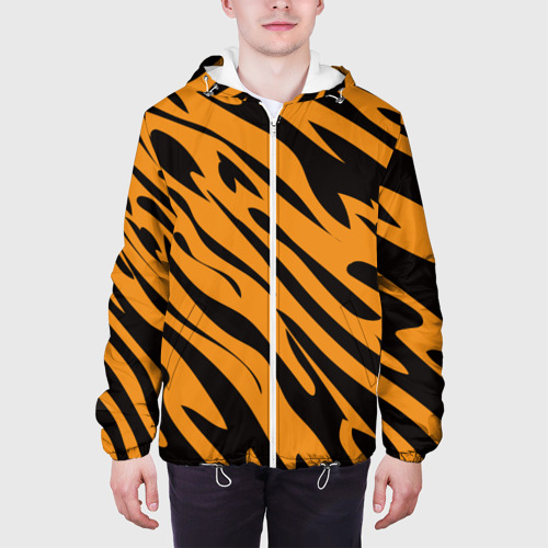 Мужская куртка 3D Тигр, цвет 3D печать - фото 4