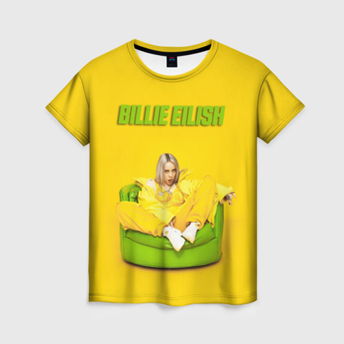 Женская футболка 3D Billie Eilish