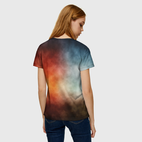 Женская футболка 3D Благие знамения, цвет 3D печать - фото 4