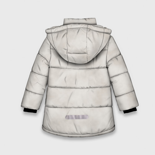 Зимняя куртка для девочек 3D True Detective, цвет светло-серый - фото 2