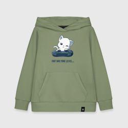 Детская толстовка хлопок Геймер котик с геймпадом