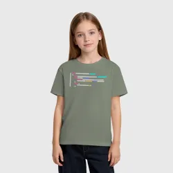 Детская футболка хлопок Подсветка синтаксиса кода - фото 2