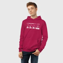 Детская толстовка хлопок Жизнь программиста - фото 2
