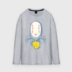 Женский лонгслив oversize хлопок Унесённые призраками