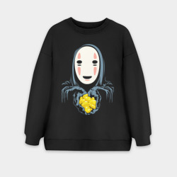 Женский свитшот oversize без начеса хлопок Унесённые призраками