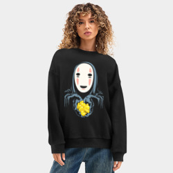 Женский свитшот oversize без начеса хлопок Унесённые призраками - фото 2