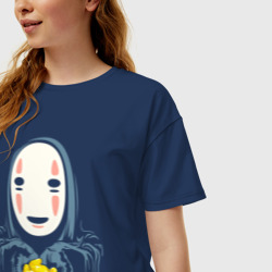 Женская футболка хлопок Oversize Унесённые призраками - фото 2