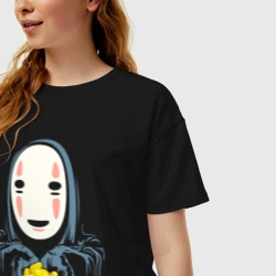 Женская футболка хлопок Oversize Унесённые призраками - фото 2