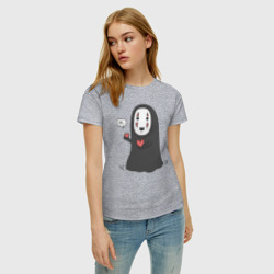 Женская футболка хлопок Унесённые призраками. Безликий - фото 2
