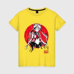 Женская футболка хлопок Sailor Moon Suibokuga Ver