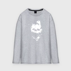 Женский лонгслив oversize хлопок Destiny череп skull