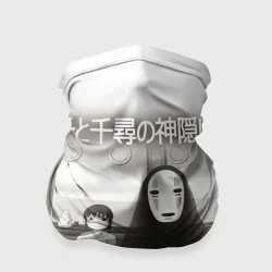 Бандана-труба 3D Тихиро и Каонаси в поезде