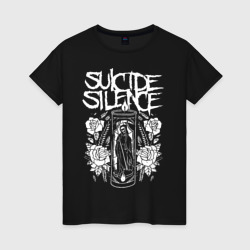 Женская футболка хлопок Suicide Silence