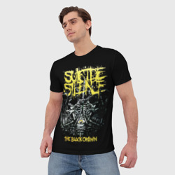 Мужская футболка 3D Suicide Silence - фото 2