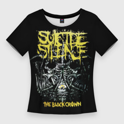 Женская футболка 3D Slim Suicide Silence