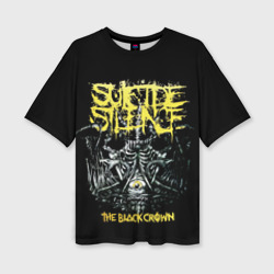 Женская футболка oversize 3D Suicide Silence