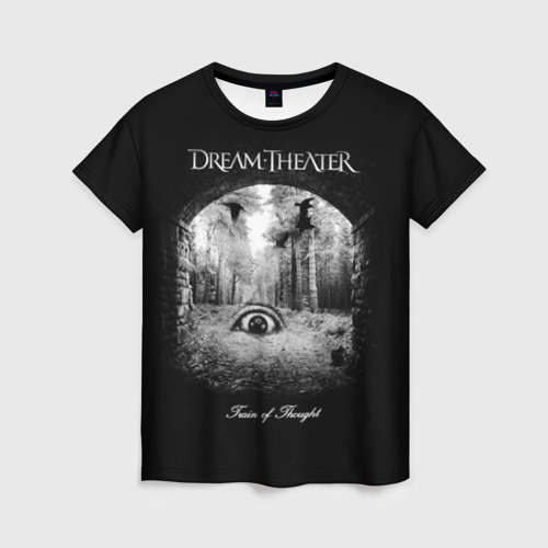Женская футболка 3D с принтом Dream Theater, вид спереди #2