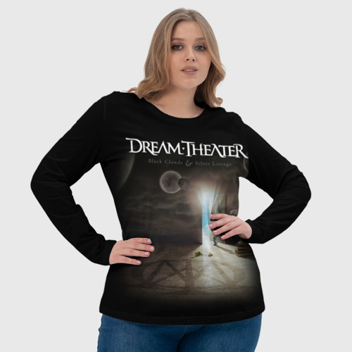 Женский лонгслив 3D с принтом Dream Theater, фото #4