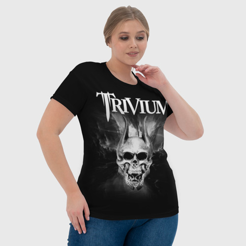 Женская футболка 3D Trivium, цвет 3D печать - фото 6