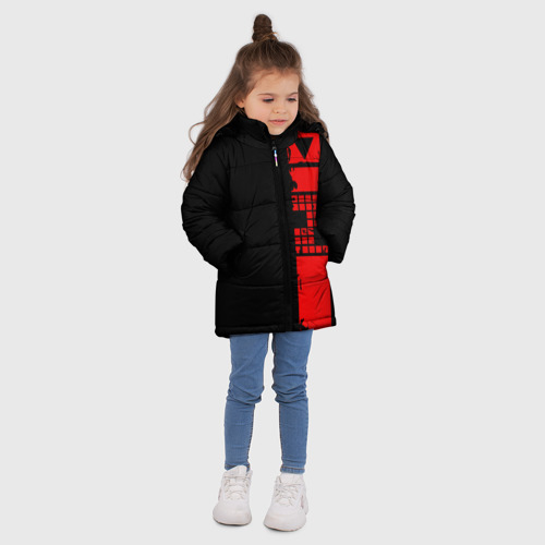 Зимняя куртка для девочек 3D Cayde-6 Кейд-6 Destiny 2, цвет черный - фото 5