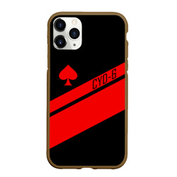 Чехол для iPhone 11 Pro Max матовый Cayde-6 Ace of spades Destiny 2