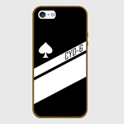 Чехол для iPhone 5/5S матовый Cayde-6 Ace of spades Destiny 2