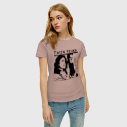 Женская футболка хлопок Твин Пикс - фото 2