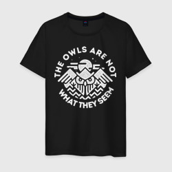 Твин Пикс – Мужская футболка хлопок с принтом купить со скидкой в -20%