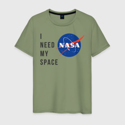 Мужская футболка хлопок Nasa i need my space