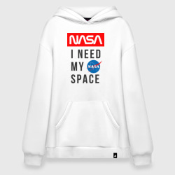 Худи SuperOversize хлопок Nasa i need my space