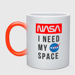 Кружка хамелеон Nasa i need my space