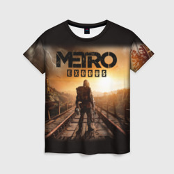 Женская футболка 3D Metro: Exodus