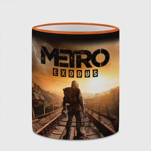 Кружка с полной запечаткой Metro: Exodus, цвет Кант оранжевый - фото 4