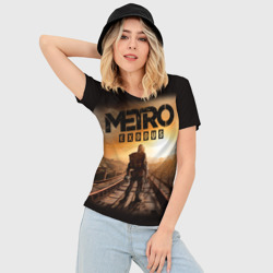 Женская футболка 3D Slim Metro: Exodus - фото 2