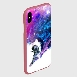 Чехол для iPhone XS Max матовый Космический сноуборд - фото 2