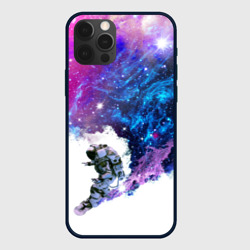 Чехол для iPhone 12 Pro Космический сноуборд