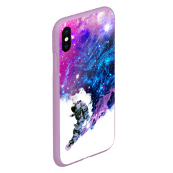 Чехол для iPhone XS Max матовый Космический сноуборд - фото 2