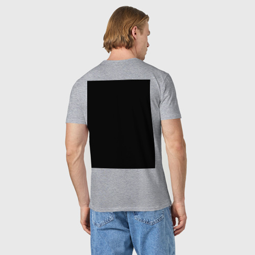 Мужская футболка хлопок Твин Пикс, цвет меланж - фото 4