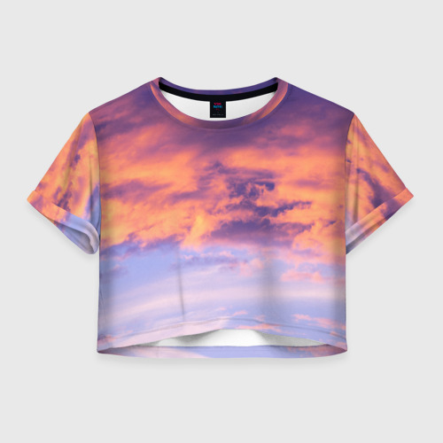 Женская футболка Cropp-top В небе Фото 01 Женская футболка Cropp-top В небе Фото 01