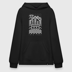 Худи SuperOversize хлопок Твин Пикс