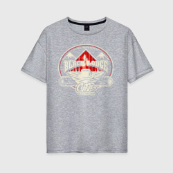 Твин Пикс – Женская футболка хлопок Oversize с принтом купить со скидкой в -16%