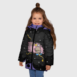 Зимняя куртка для девочек 3D Nikol space - фото 2