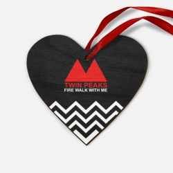 Деревянная игрушка Сердце Твин Пикс