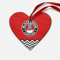 Деревянная игрушка Сердце Твин Пикс